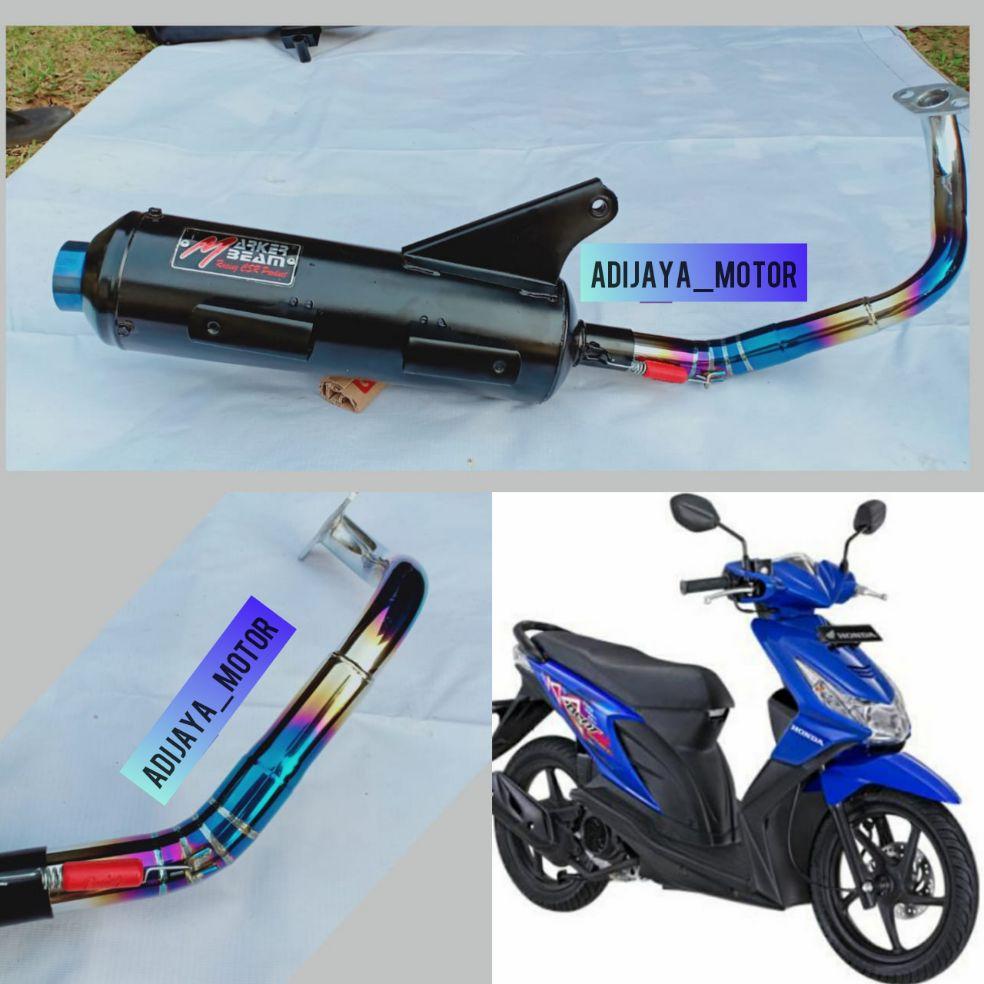 Knalpot Bobokan Racing Honda Beat Karbu Model Tsukigi Leher Pelangi Mber Lazada Indonesia