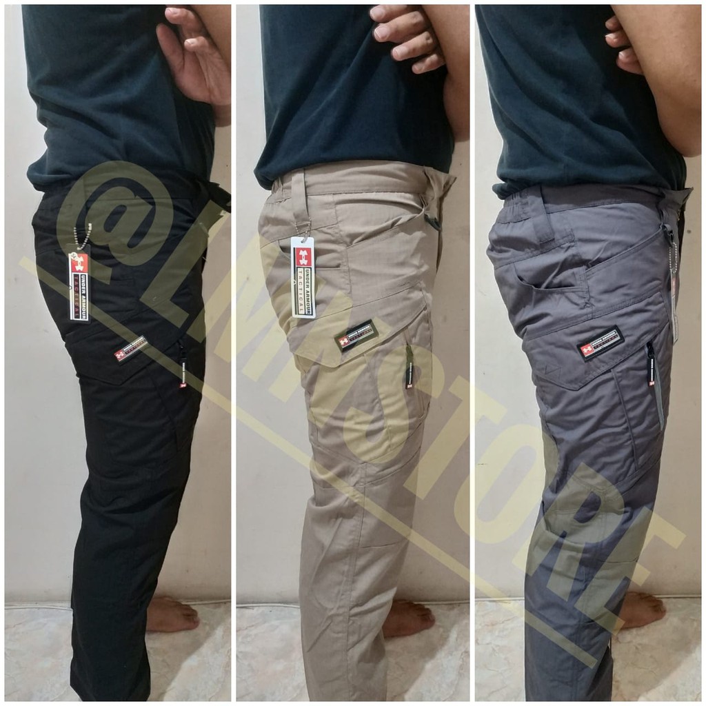 ANS celana PDL/taktical UA Celana Panjang Taktikal Hitam Celana