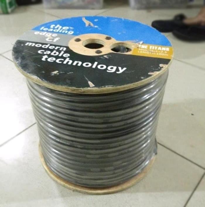 Original Kabel Speaker Isi 4 TITAN 4 X 2.5 1 Roll Panjang 100 Meter