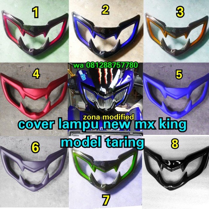 Diskon Cover Lampu New Mx King Terbaru Model Taring Limited Lazada Indonesia