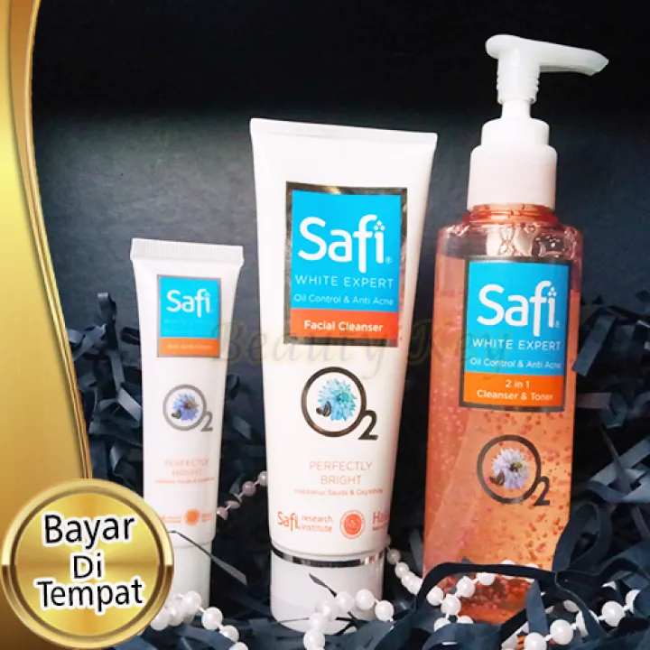 Paket Penghilang Jerawat Ampuh Safi White Expert Oil Control And Anti Acne Cream Original 100