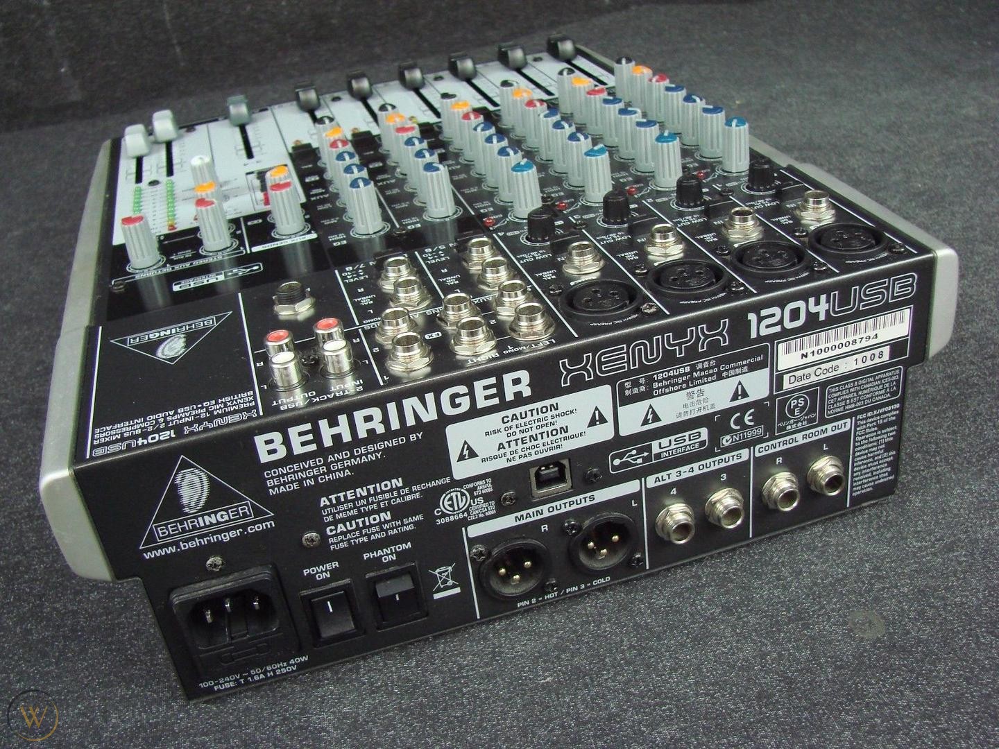 behringer 1204usb review