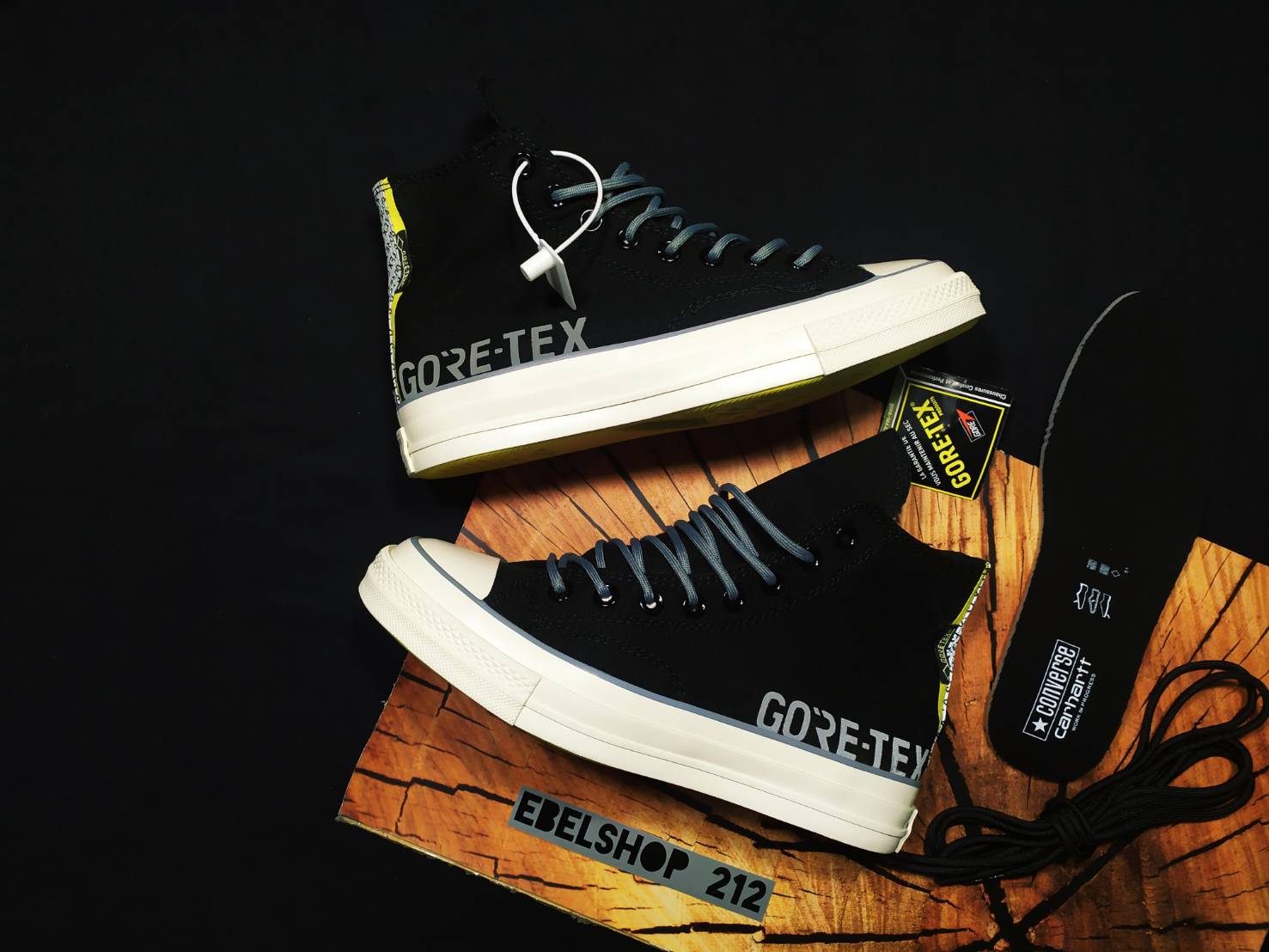 converse gore tex green