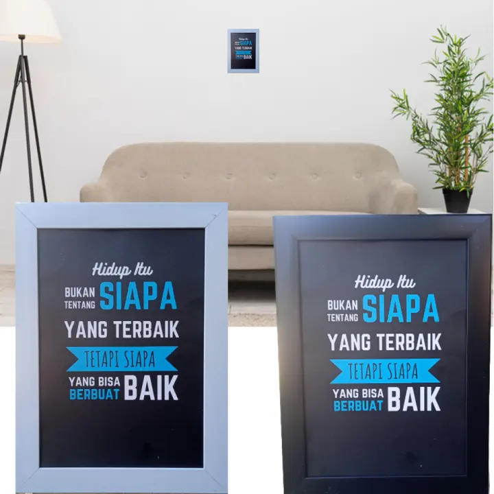 Hiasan Dinding A4 21x30cm Pigura Ruangan Poster Dinding Bingkai Foto Frame Foto Pajangan Ruangan Wall Decor Tulisan Inspiratif Quote Hidup Itu Bukan Tentang Siapa Yang Terbaik Tetapi Siapa Yang Bisa Berbuat Baik Lazada Indonesia