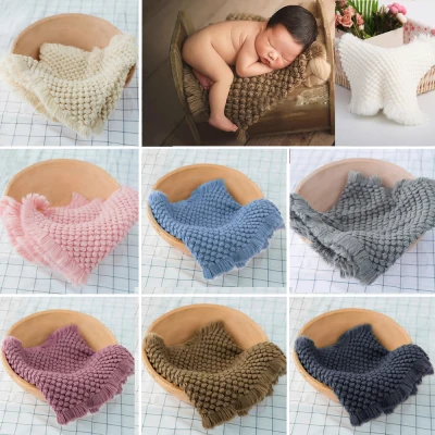 Muslim Stretch Infant Swaddle Wraps Accessories for Baby Photo Photography Props Newborn Photography Blanket Background