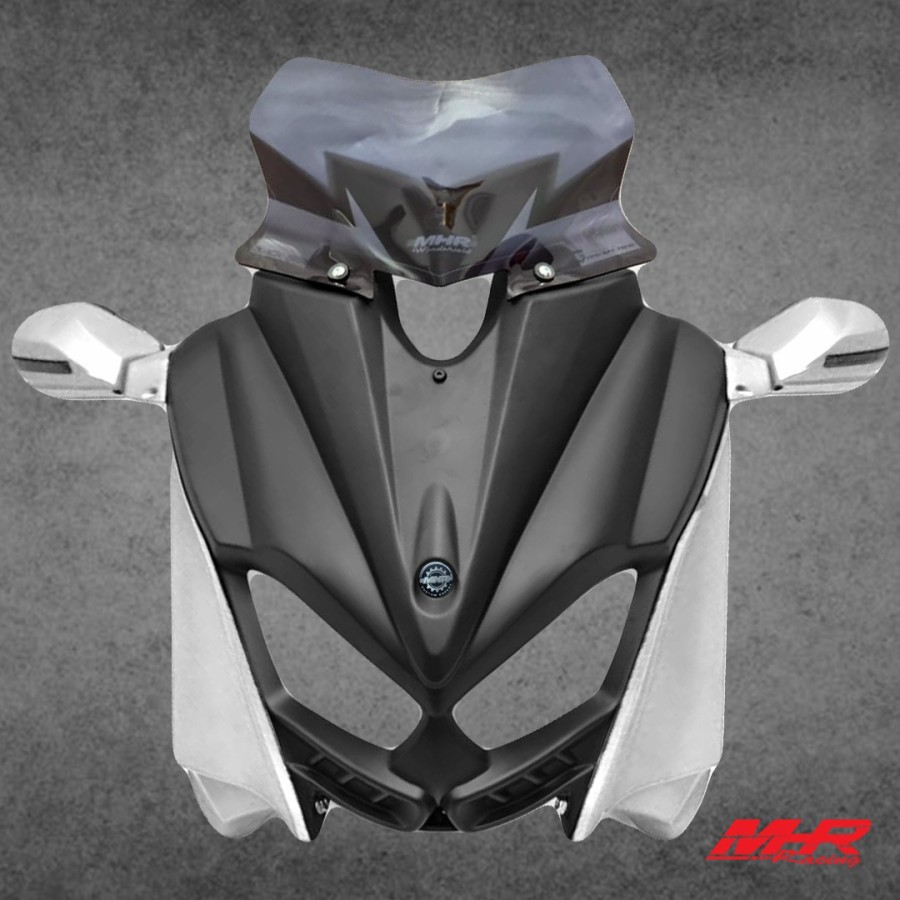 tameng MHR Yamaha all new nmax plus windshield dan spion lipat pnp