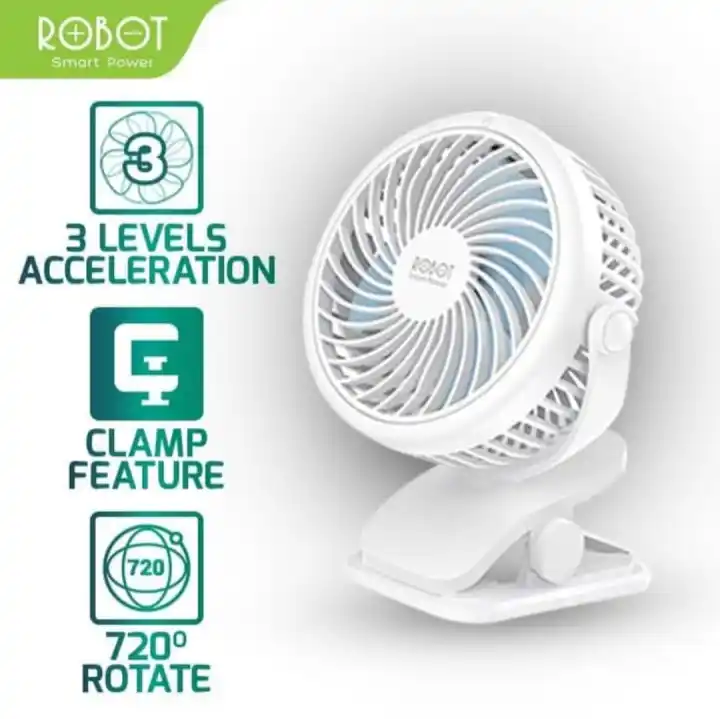 robot mini fan