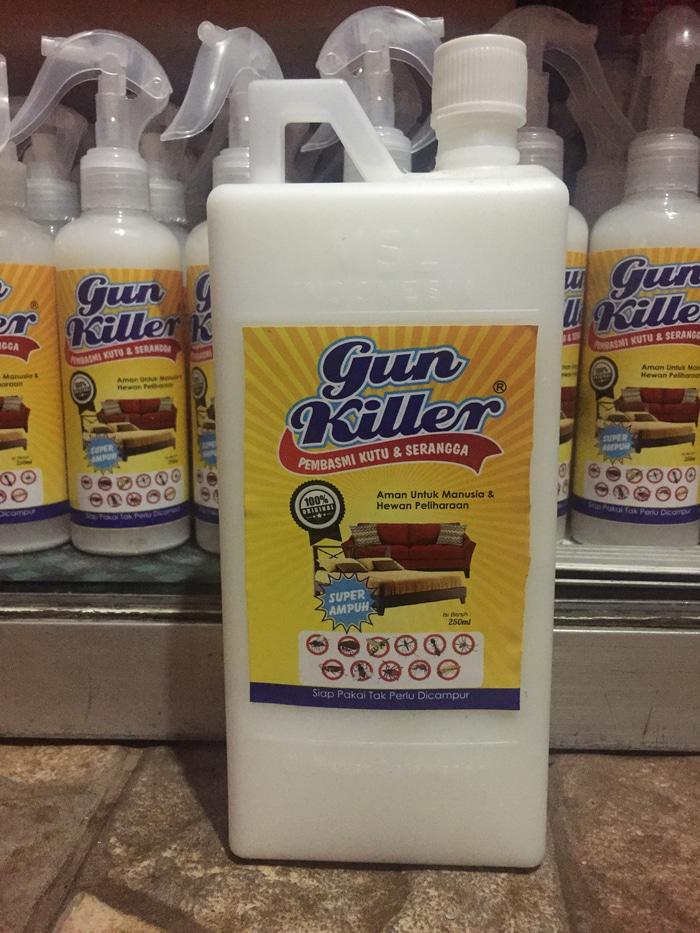 TERLARIS GUN KILLER 1Liter Pembasi kutu sofa kasur tungau kecoa DLL - rhTJyYcZ
