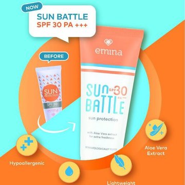 emina sun battle protection spf 30 60ml