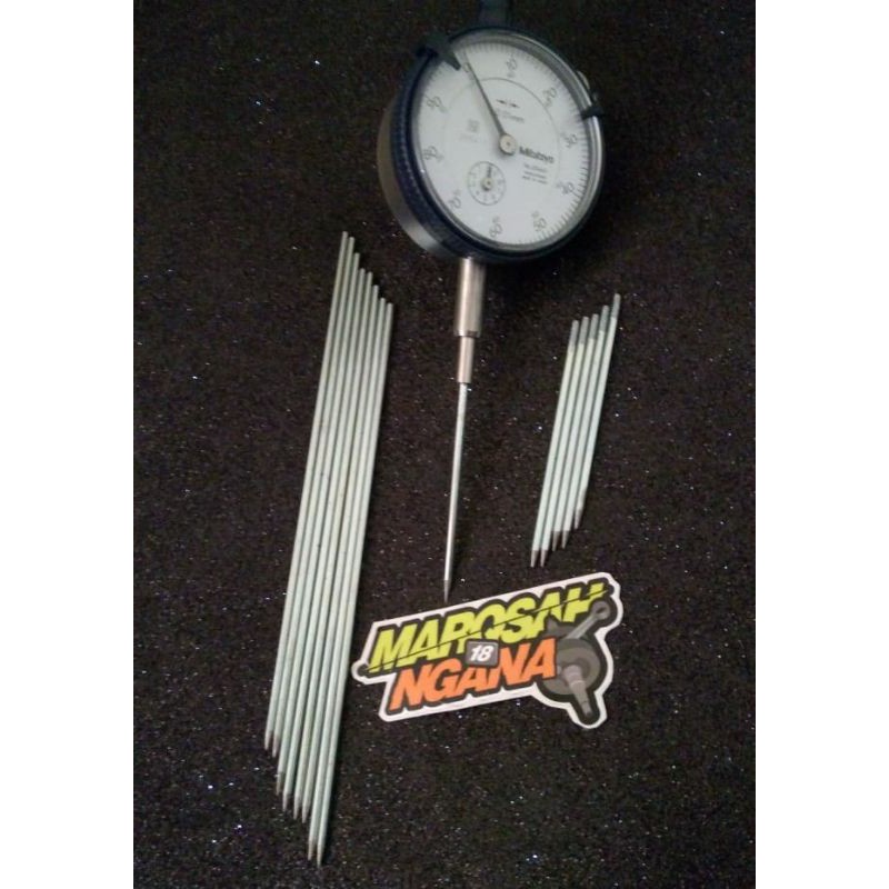 Jarum dial indikator untuk mengetahui titik angka busur drajat marqsah