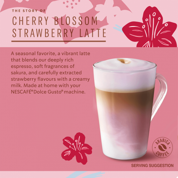 Gusto Coffee Pink Dolce Gusto Coffee Pod Dolce Gusto Sakura Coffee