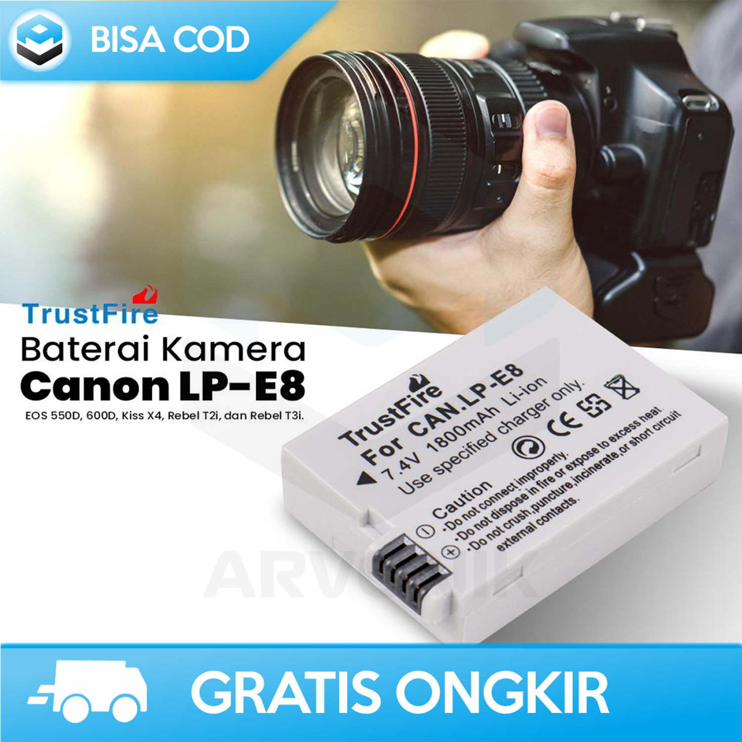 Baterai Canon 550d Battery Price BATERAI TAMBAHAN KAMERA KAPASITAS