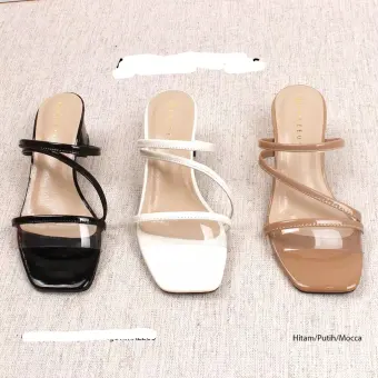 sepatu block heels