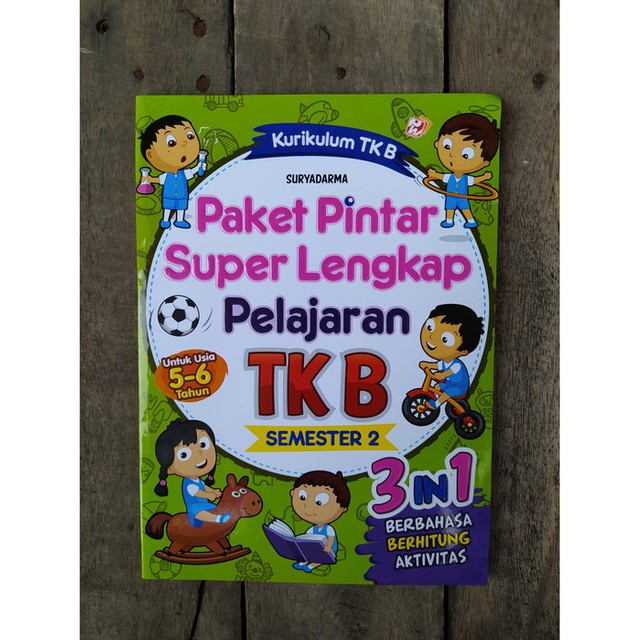 Paket Pintar Super Lengkap Pelajaran Tk B Semester 2 Lazada Indonesia