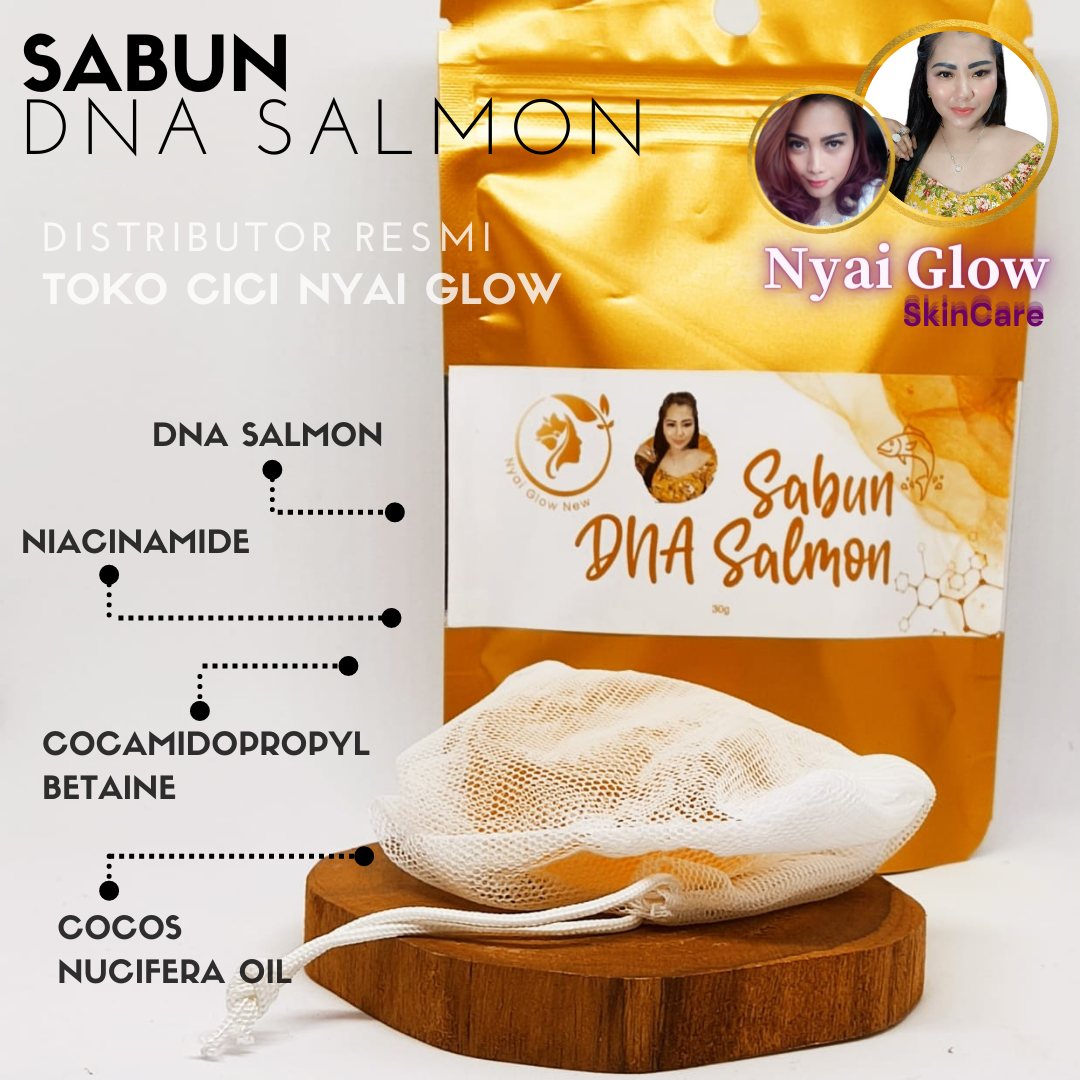 Sabun Muka DNA Salmon Nyai Glow SkinCare BPOM / 100% Produk Ori / DNA ...