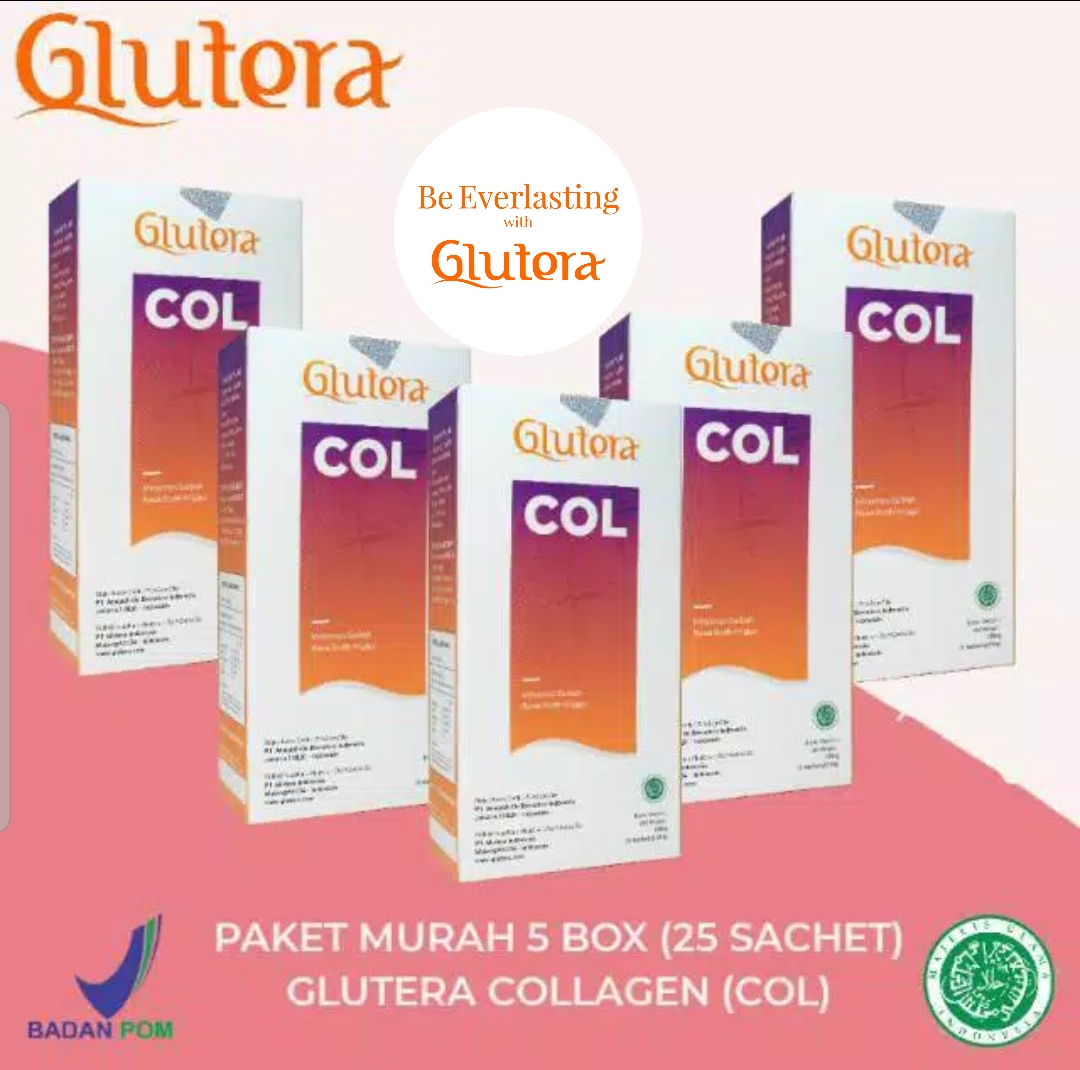 Paket Murah Glutera Collagen 25 Sachet 5 Box Lazada Indonesia
