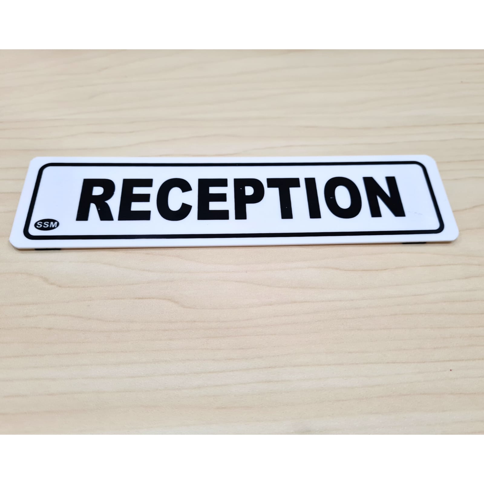 Sign Board Akrilik KECIL RECEPTION Label | Lazada Indonesia