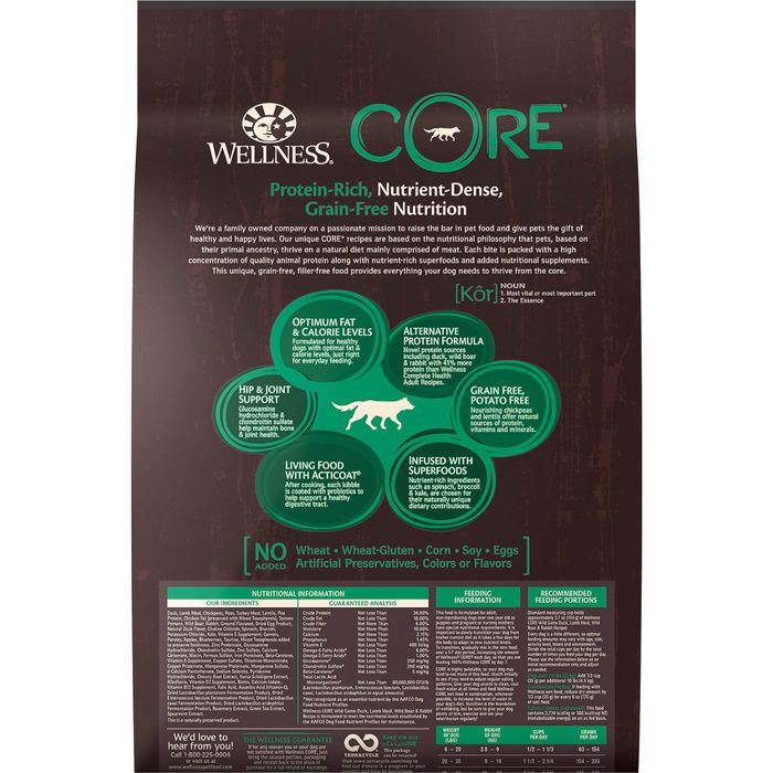 wellness core wild game