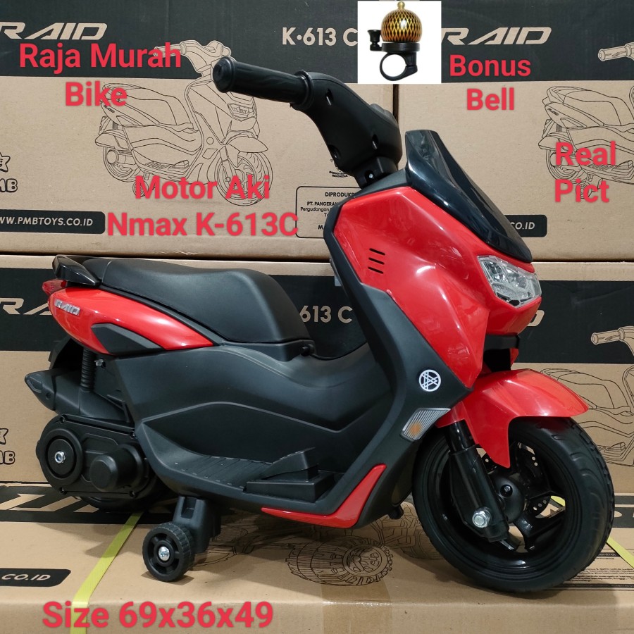 Motor Aki Nmax Pmb K-613C Mainan Motor Aki Anak Nmax K-613C Motoran Aki