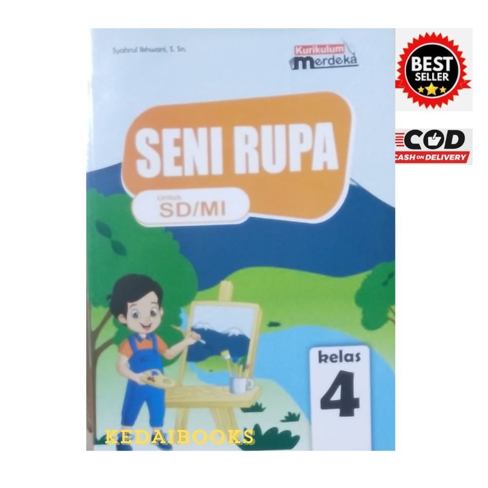 Buku kelas 4 Seni Rupa Kurikulum Merdeka cv wahana karya jaya | Lazada ...