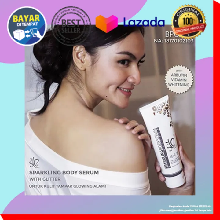 Pemutih Badan Permanen Syb Sparkling Body Serum With Glitter Bpom Pemutih Tubuh Instant Pemutih Tangan Dan