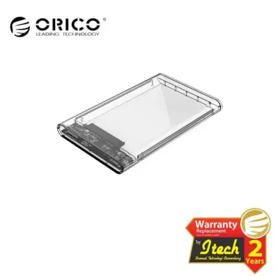 Orico 2139U3 Case External Hardisk 2.5" Sata Enclosure Transparent