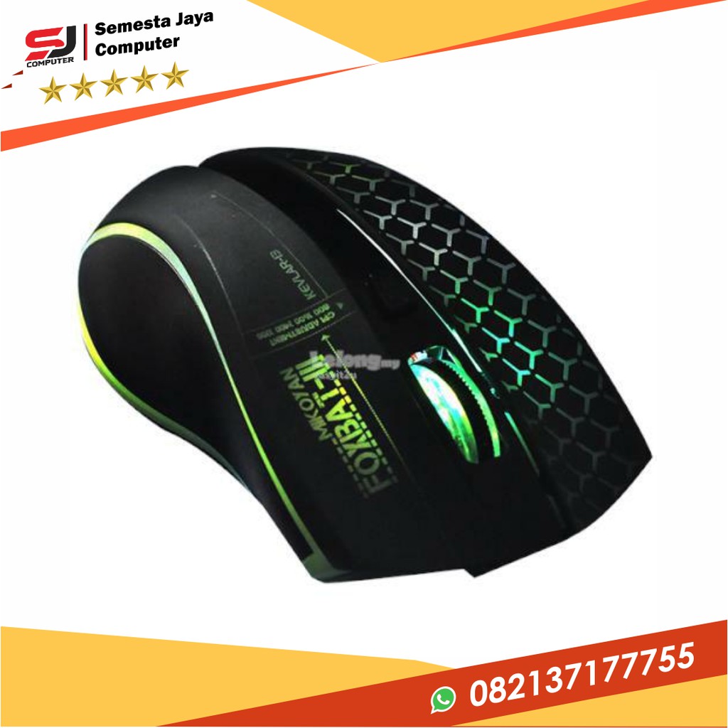 Mouse Armageddon Gaming Mikoyan Foxbat Wireless Original Lazada Indonesia