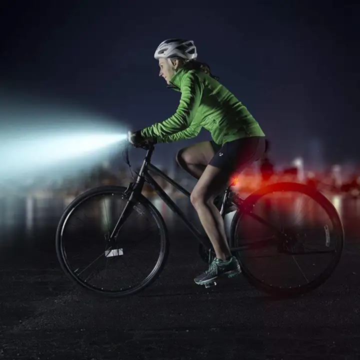 riders bicycle light and headlight