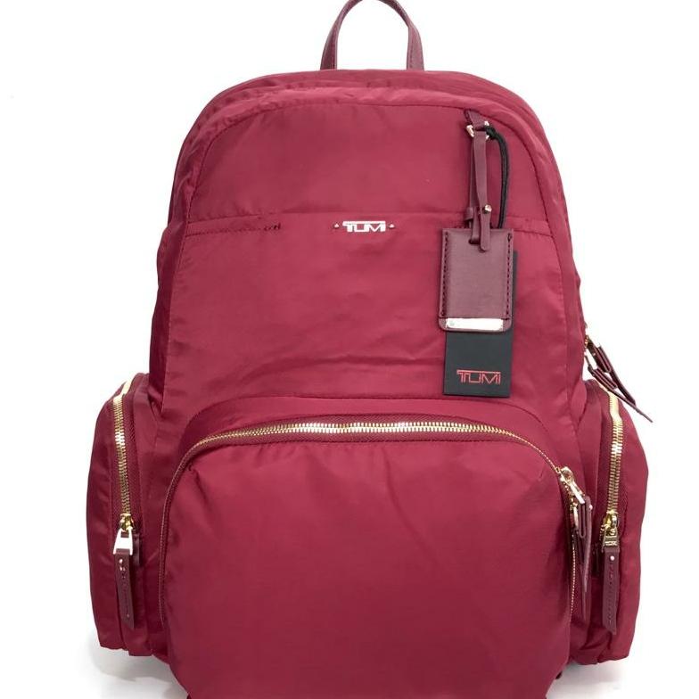 Tumi Calais Backpack Maroon