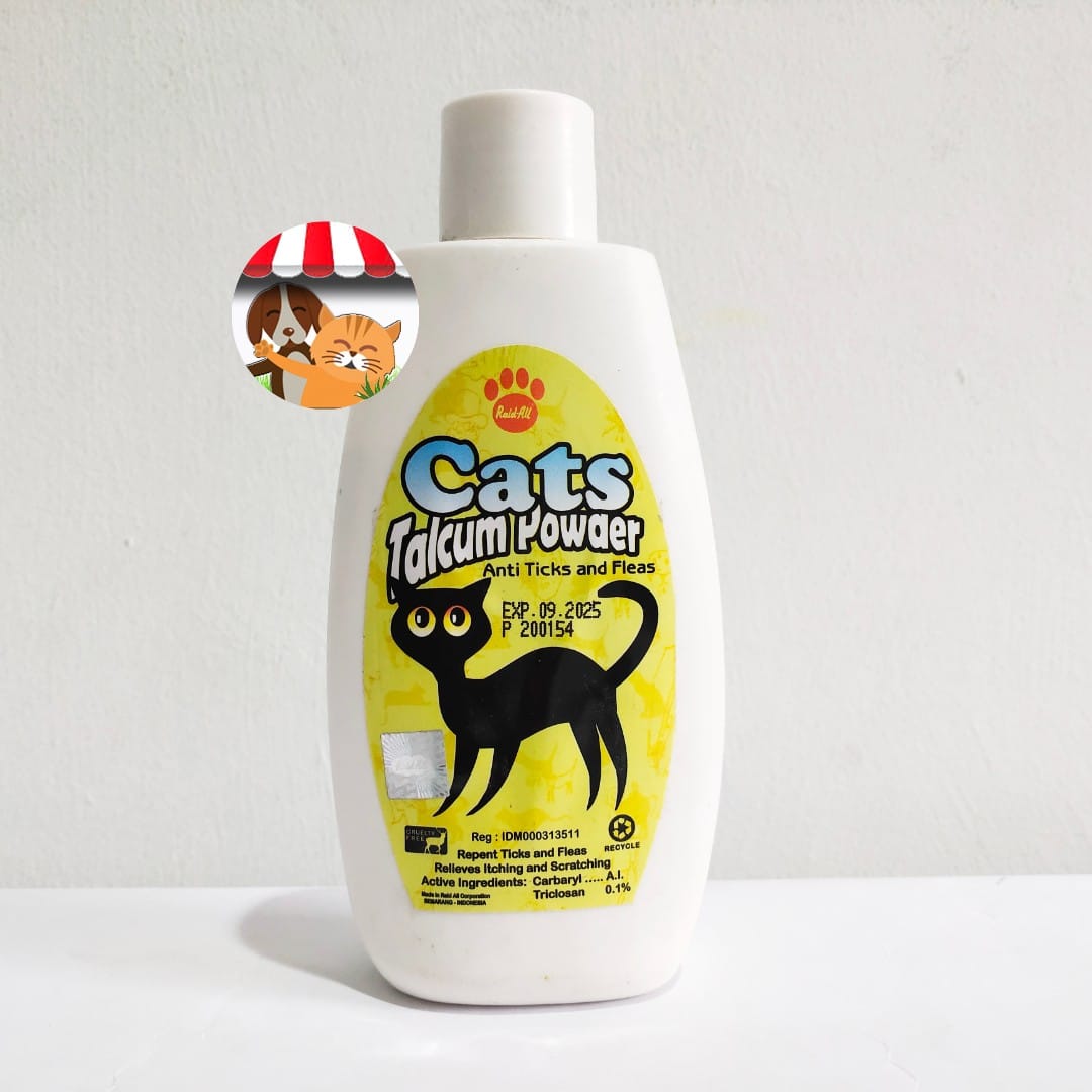 Raid All Sanitiser Cat Talcum Powder Tick and Fleas Lazada Indonesia