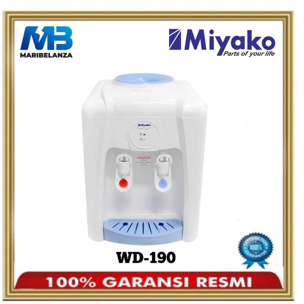 MIYAKO WD190PH Dispenser Pendek Meja Panas Normal Hot n Clean WD190