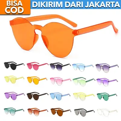 Santorini Kacamata Wanita Korea Fashion Kacamata Hitam Eyewear Glasses Men Women Sunglasses SS002