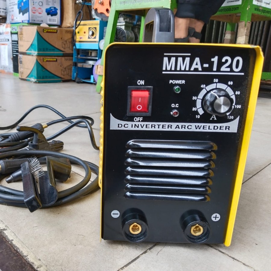 mesin las 900 watt heavy duty mma 120 a weldcraft profesional