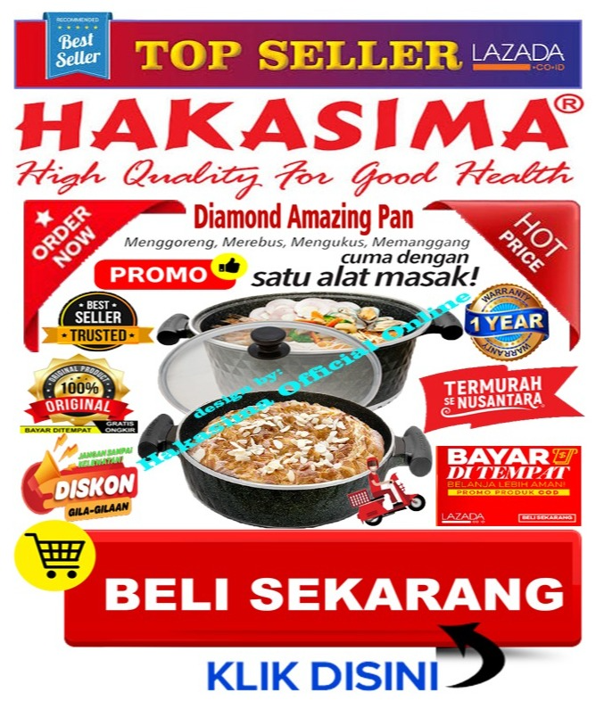 Hakasima Diamond Amazing Pan Alat Masak Panci Set Serbaguna Wajan Penggorengan Pemanggang Garansi 1 Thn Lazada Indonesia