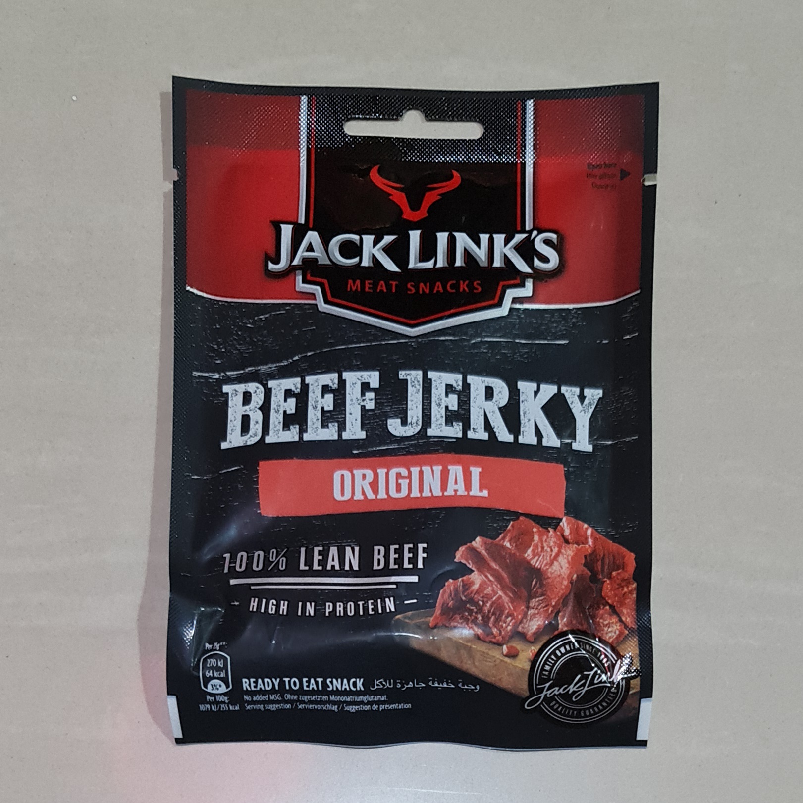 Jack Link's Meat Snacks Beef Jerky Original 25 Gram Lazada Indonesia