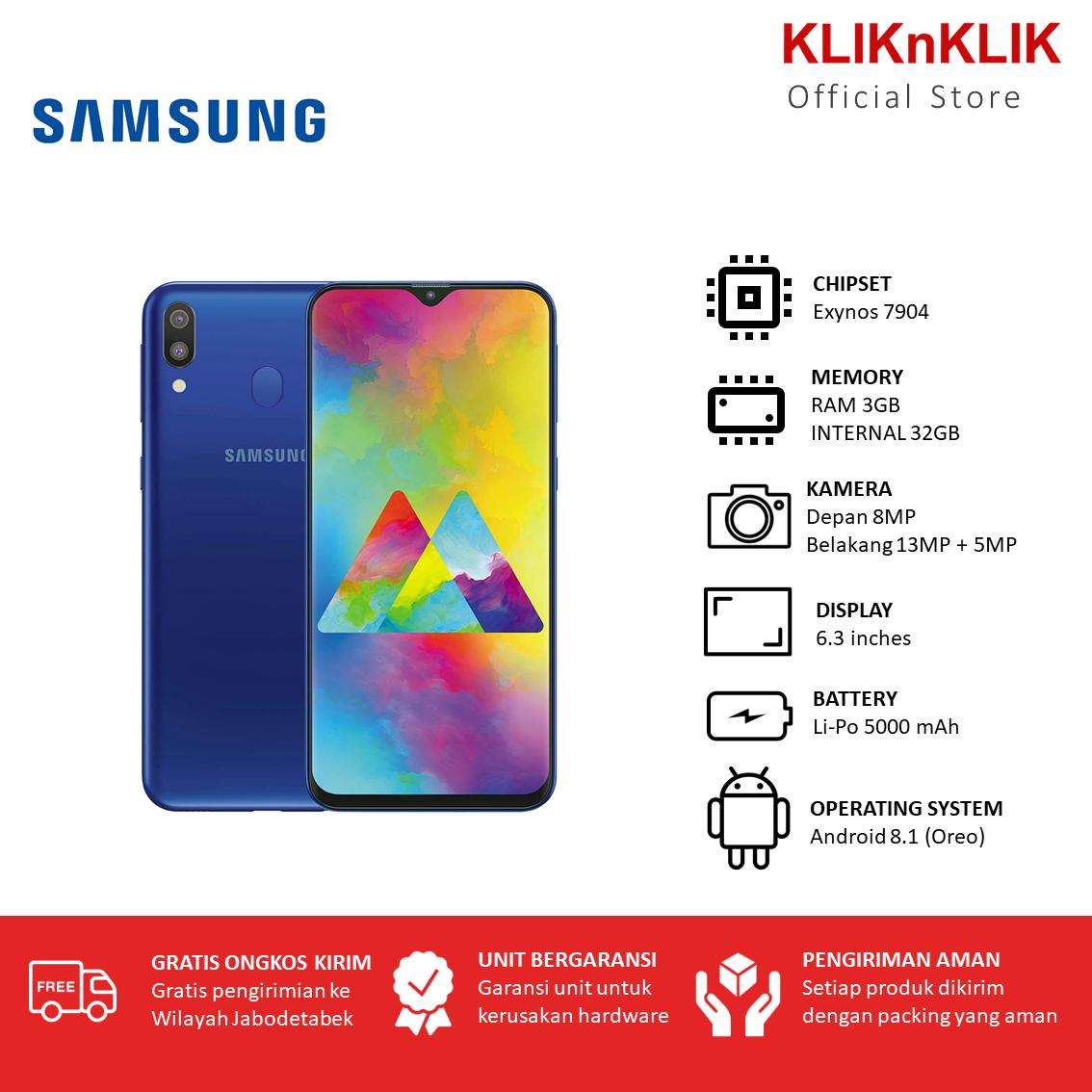 Harga Hp Samsung Galaxy M20 Termurah Juli 2019 20 SAMSUNG Galaxy M20 RAM 3GB/32GB Blue - SEIN HP Murah