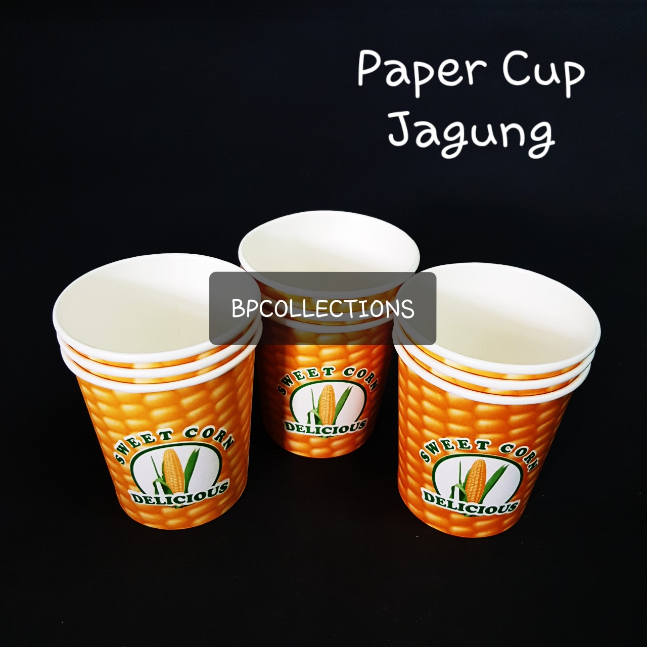 1 DUS 1000 pcs PAPER CUP 9 oz 6.5 oz GELAS KERTAS KOPI COFFEE JAGUNG ...