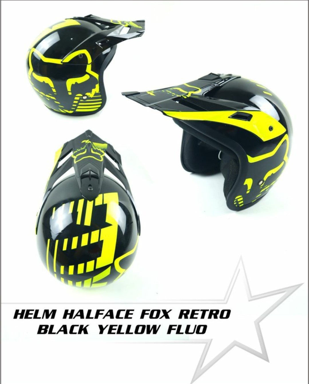 Helm cross sale half face