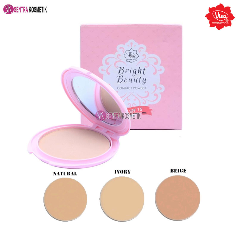 Viva Compact Powder Bright Beauty Spf15 Natural Lazada Indonesia