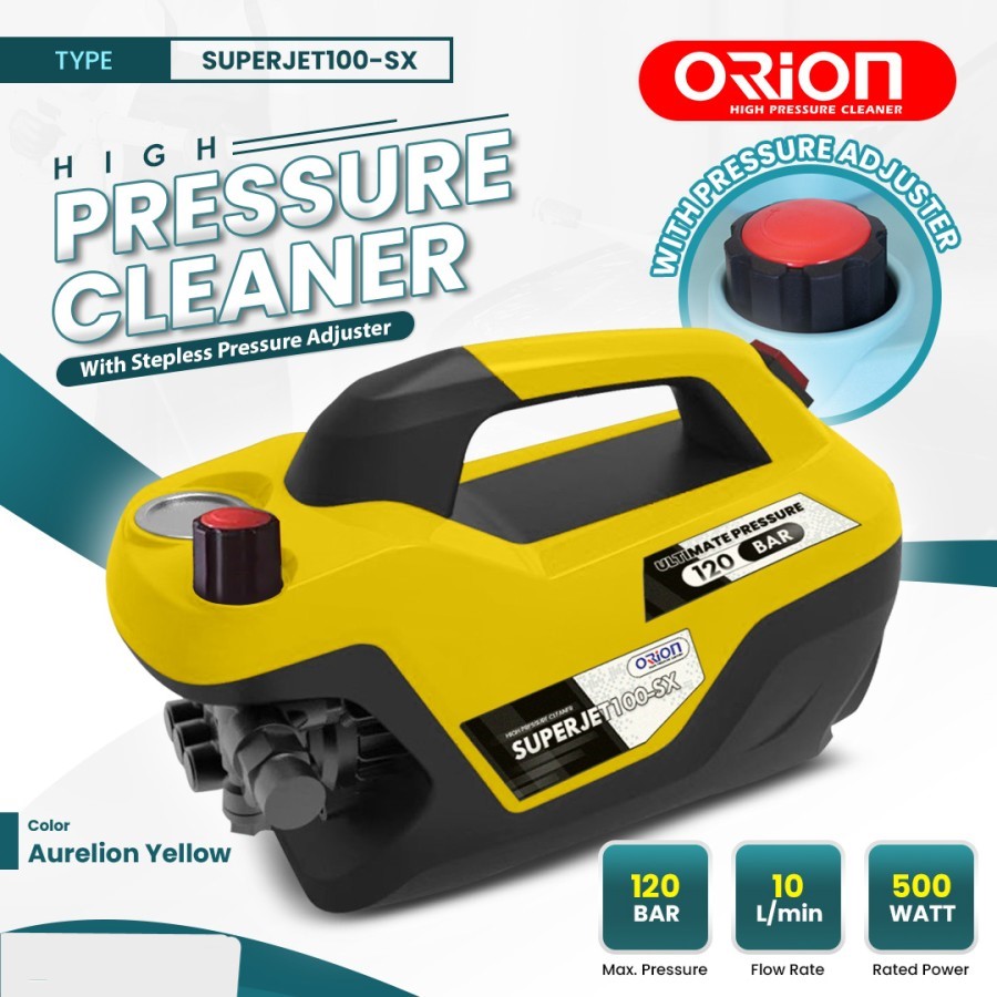Mesin Jet Cleaner SUPERJET100SX Orion Alat Steam Cuci Mobil Motor AC
