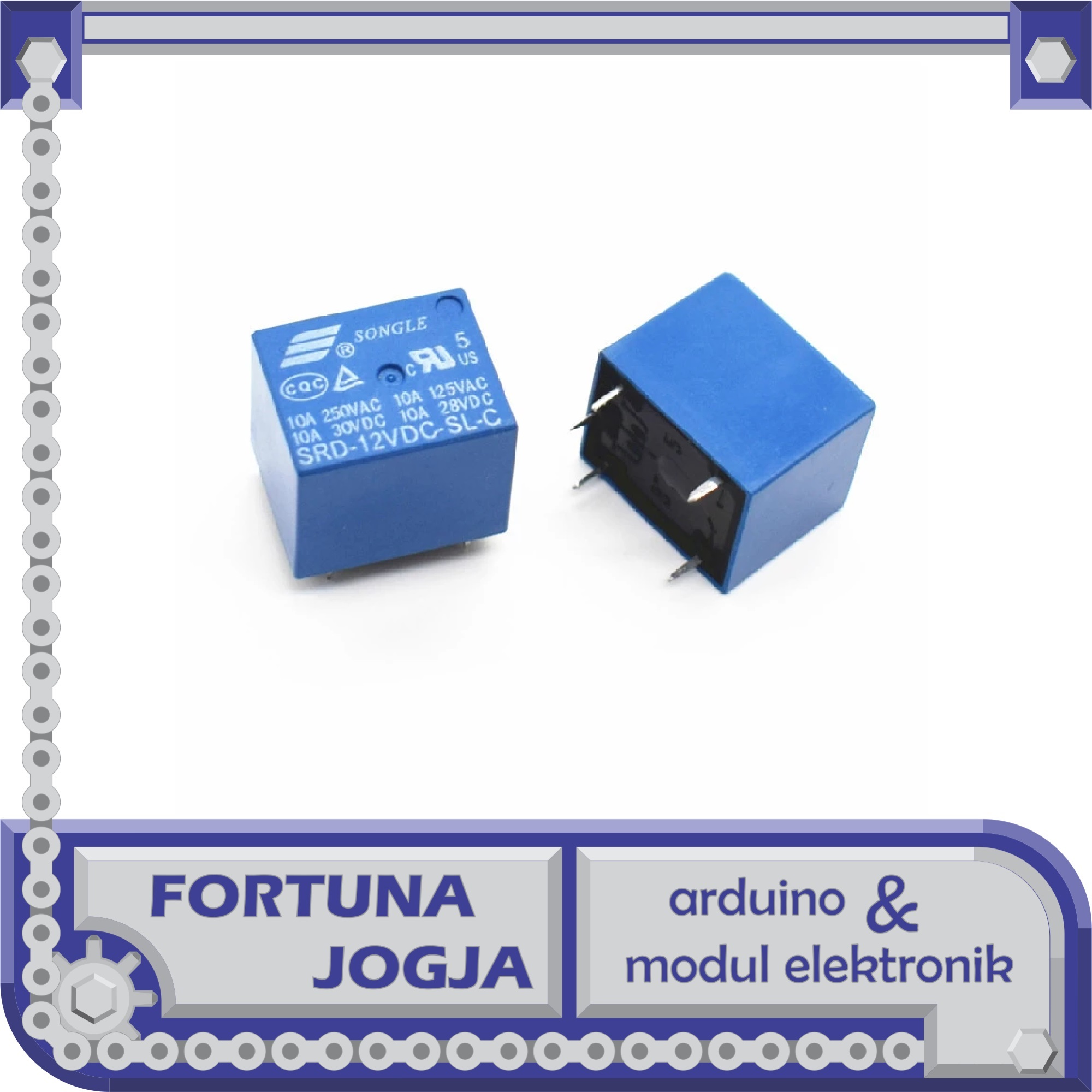 Relay 5 Kaki SRD 05V 12V 24V DC 10A Lazada Indonesia