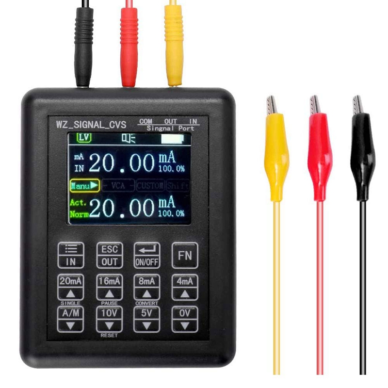 XHHDQES 4-20MA 0-10V Adjustable Signal Generator Process Controlling Signal Calibrator Constant Current Source 0 20ma Simulator I241824746