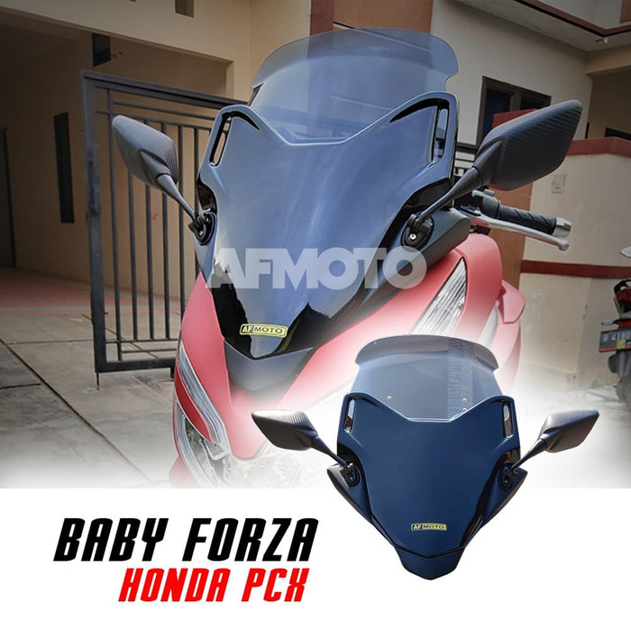 Windshield Visor Honda Pcx Lokal Cover Baby Forza Incloud Spion Lazada Indonesia