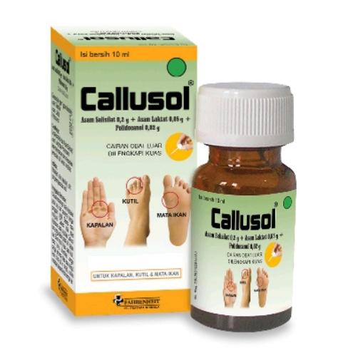 Callusol obat kutil kapalan mata ikan