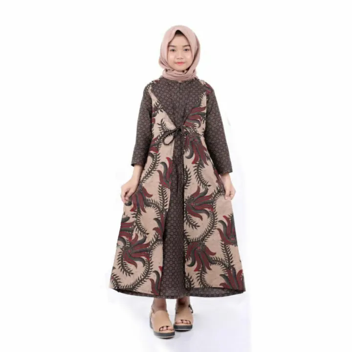 Gamis Batik Anak Perempuan Dress Anak Terbaru Lazada Indonesia