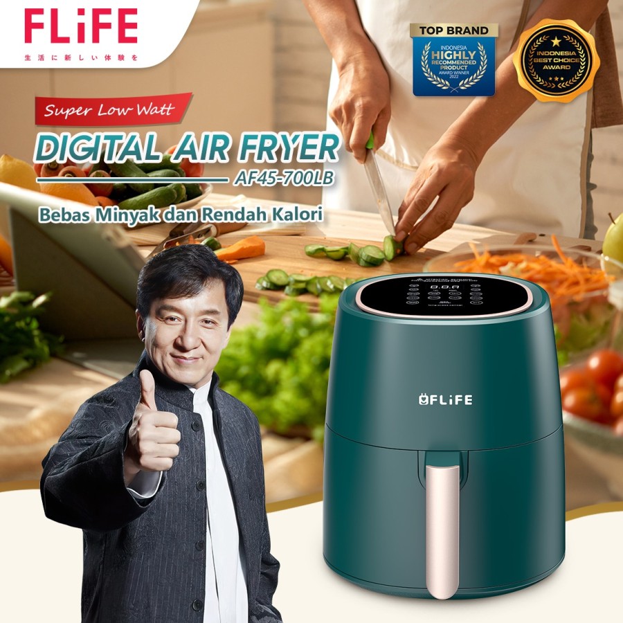 FLIFE Air Fryer Low Watt 4.5Liter AF45-700LB | Lazada Indonesia