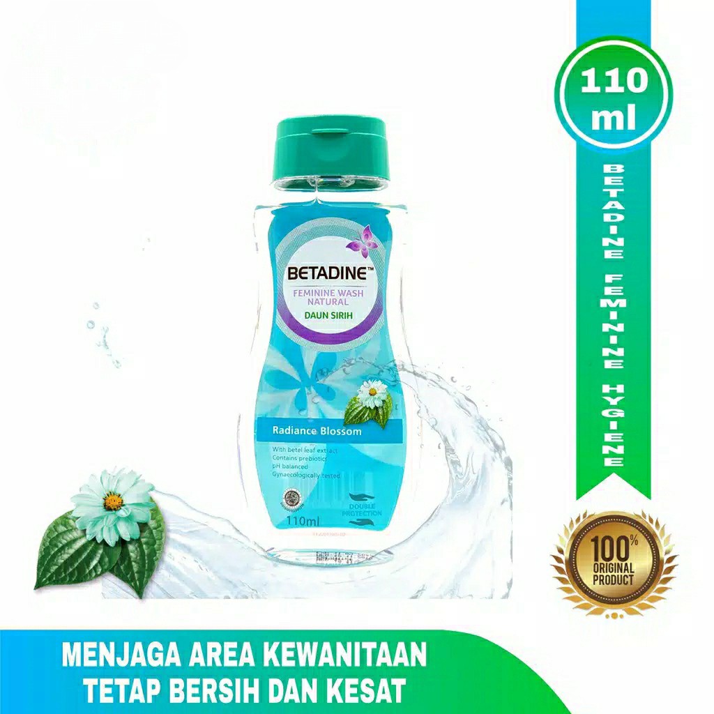 BETADINE FEMININE WASH DAUN SIRIH 110ml Radiance Blossom/Firming Floral