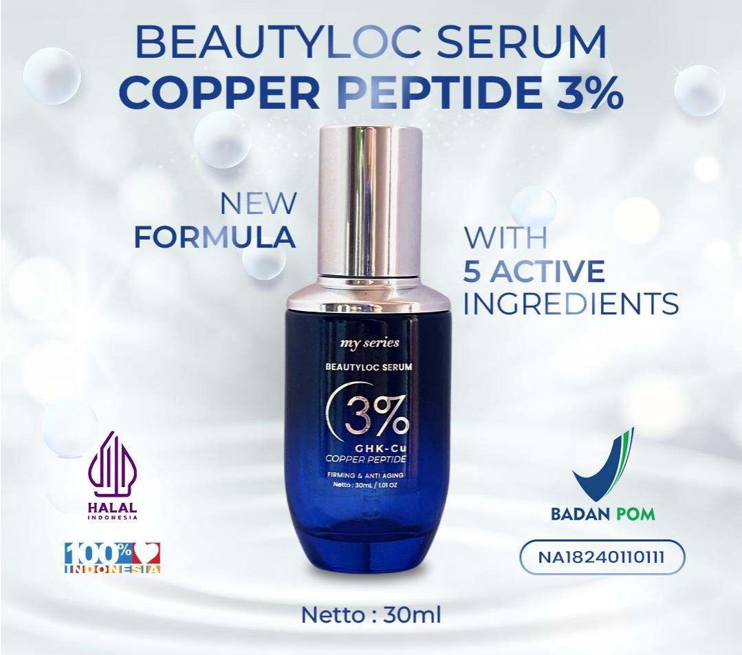 ghk cu efek samping New Packaging) MY SERIES 3% Beautyloc Serum GHK-Cu Copper Peptide New Formula 30ML By Ailin Apa efek jangka panjang dari