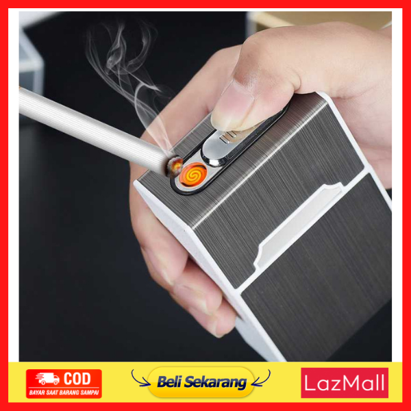 Focus Kotak Rokok 20 Slot dengan Korek Elektrik Pyrotechnic - YJ110 ...