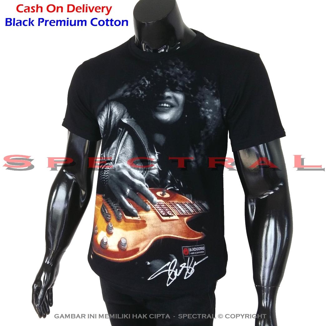 Spectral - Black Premium Cotton – Kaos GNR Gun N Roses Band Slash Rock Pop Metal - Pure Cotton Combed 30s - Real Pic - Ready Stock - Jakarta - Distro Bandung - Keren - Bahan Bagus - Lembut - Nyaman - Adem - Awet - Simple Fashion - Lazada Express